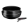 Tefal - Set of pans 3 pcs INGENIO EASY COOK & CLEAN BLACK
