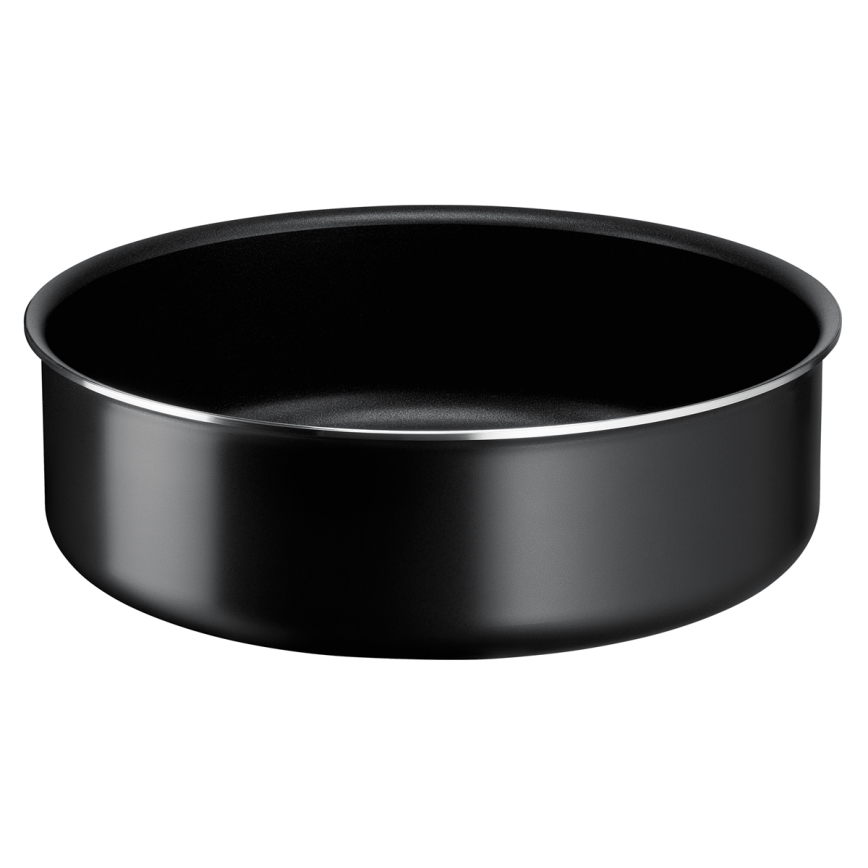 Tefal - Set of pans 3 pcs INGENIO EASY COOK & CLEAN BLACK