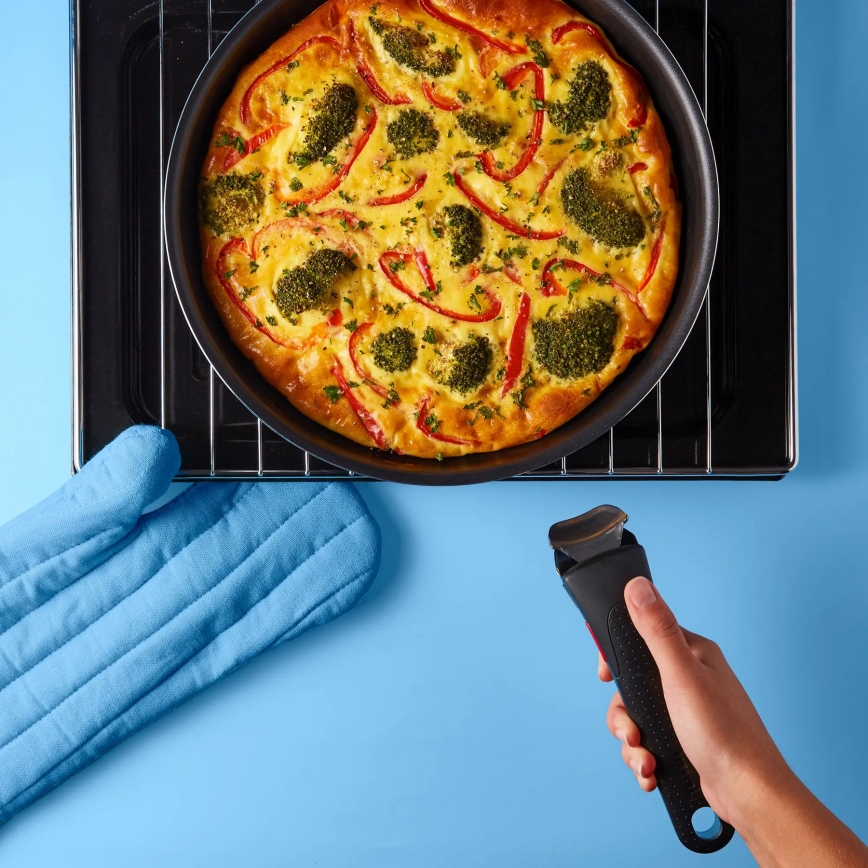 Tefal - Set of pans 3 pcs INGENIO EASY COOK & CLEAN BLACK