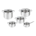 Tefal - Set of pots 10 pcs COOK EAT stainless steel