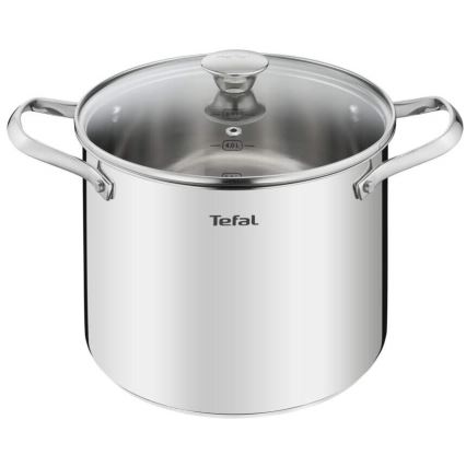 Tefal - Set of pots 10 pcs COOK EAT stainless steel