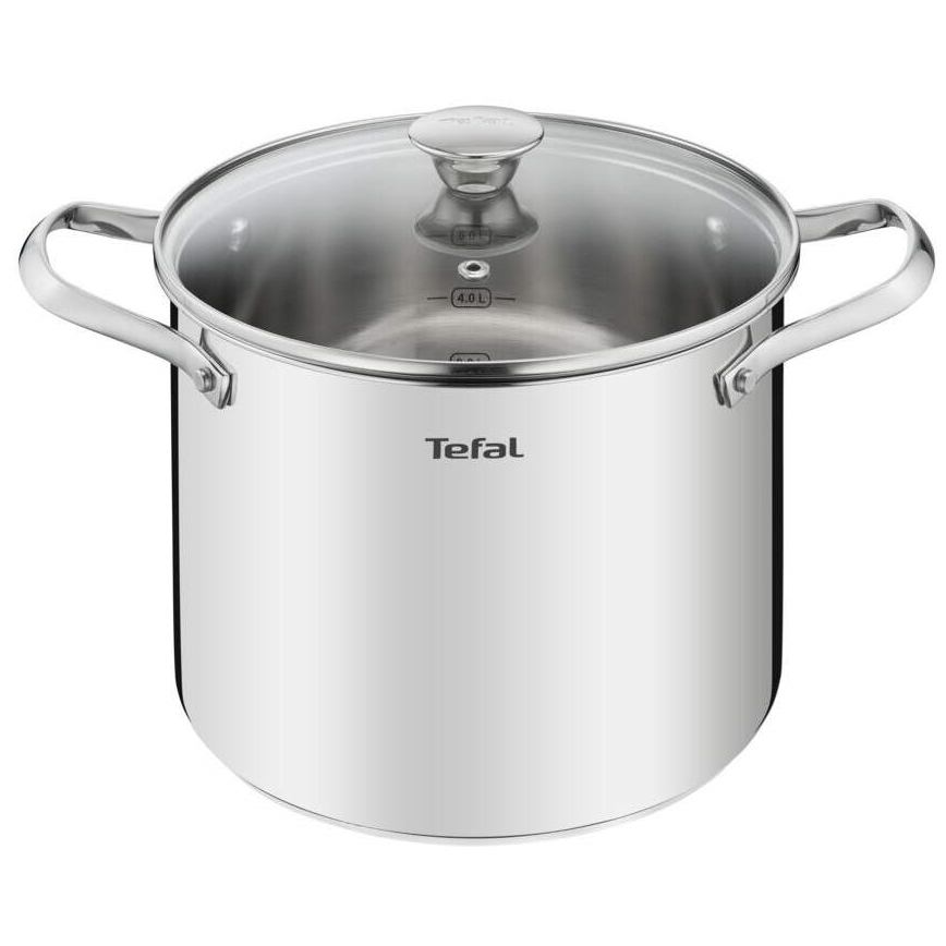 Tefal - Set of pots 10 pcs COOK EAT stainless steel