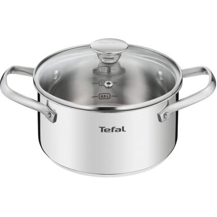 Tefal - Set of pots 10 pcs COOK EAT stainless steel