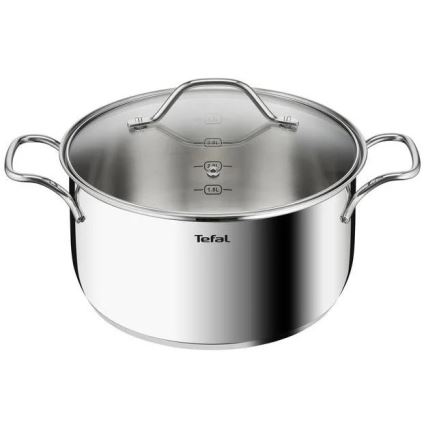 Tefal - Set of pots 10 pcs INTUITION stainless steel