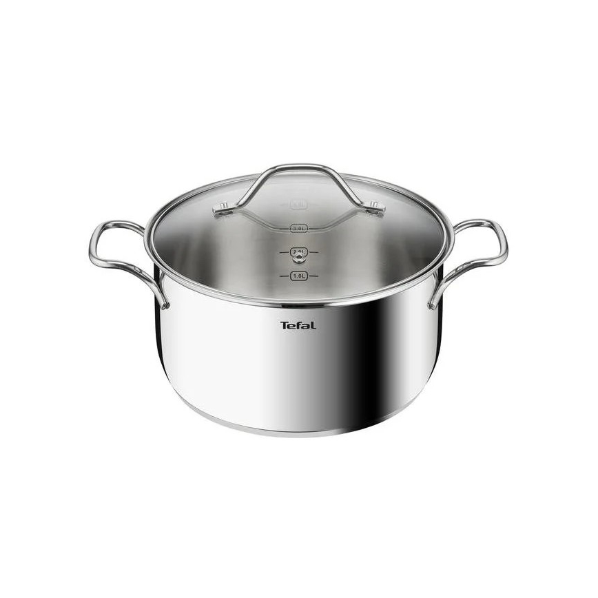 Tefal - Set of pots 10 pcs INTUITION stainless steel