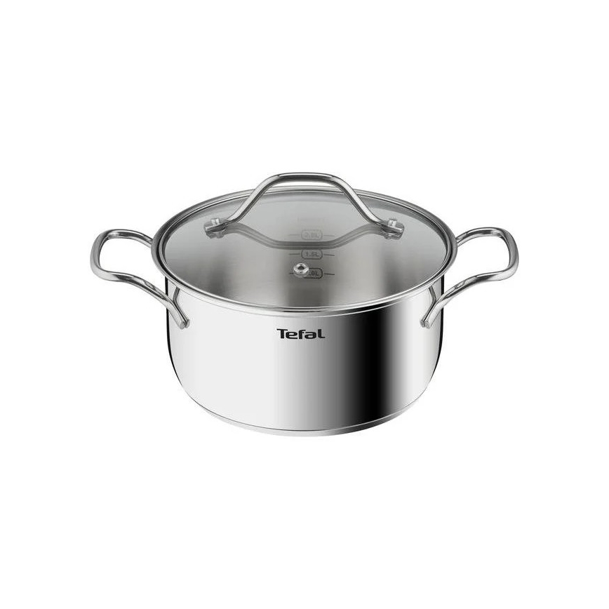 Tefal - Set of pots 10 pcs INTUITION stainless steel