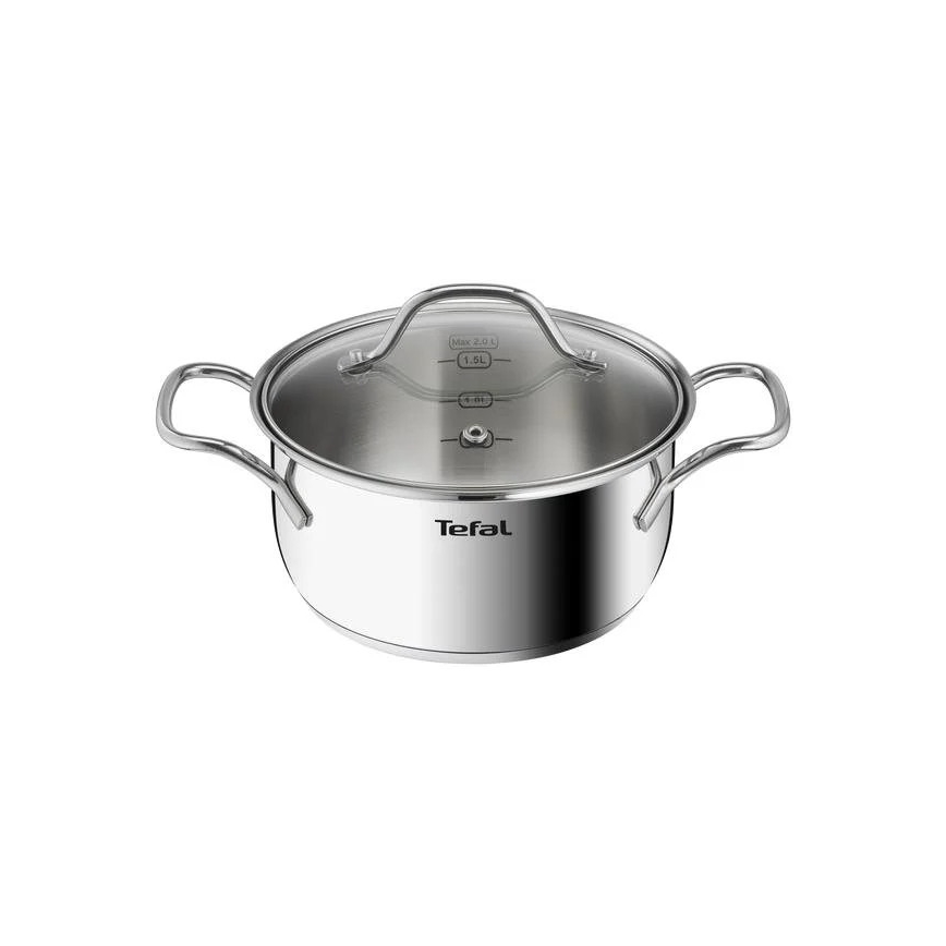 Tefal - Set of pots 10 pcs INTUITION stainless steel