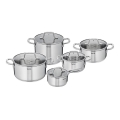 Tefal - Set of pots 10 pcs VIRTUOSO stainless steel