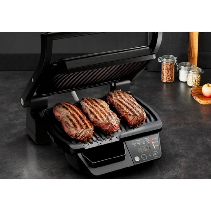 Tefal - Smart Electric Grill Tefal OPTIGRILL 2000 W / 230 V