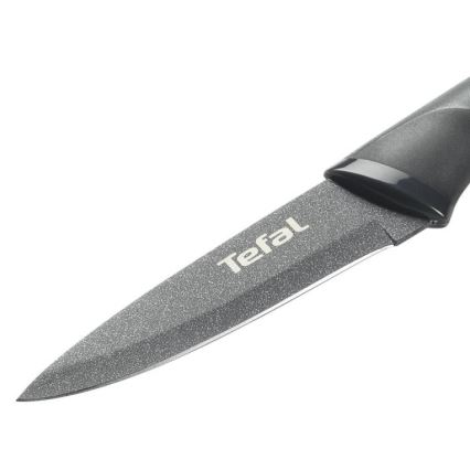 Tefal - Stainless steel carving knife FRESH KITCHEN 9 cm grey/green