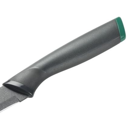 Tefal - Stainless steel carving knife FRESH KITCHEN 9 cm grey/green