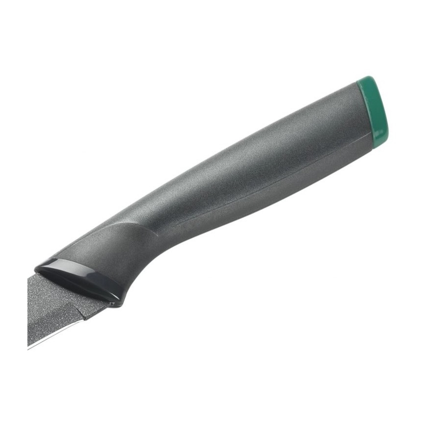 Tefal - Stainless steel carving knife FRESH KITCHEN 9 cm grey/green