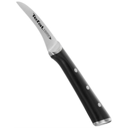 Tefal - Stainless steel carving knife ICE FORCE 7 cm shiny chrome/black