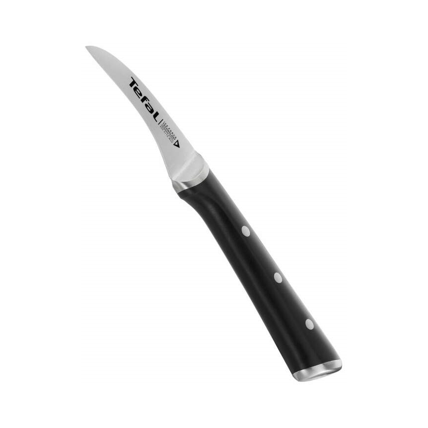 Tefal - Stainless steel carving knife ICE FORCE 7 cm shiny chrome/black