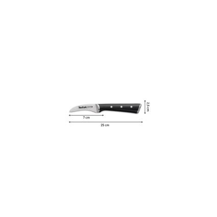 Tefal - Stainless steel carving knife ICE FORCE 7 cm shiny chrome/black