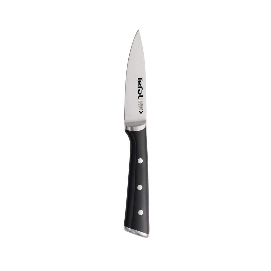 Tefal - Stainless steel carving knife ICE FORCE 9 cm shiny chrome/black