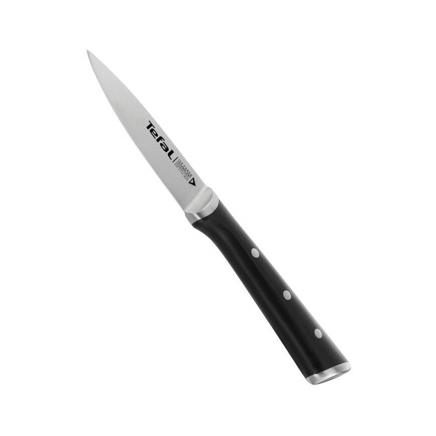 Tefal - Stainless steel carving knife ICE FORCE 9 cm shiny chrome/black