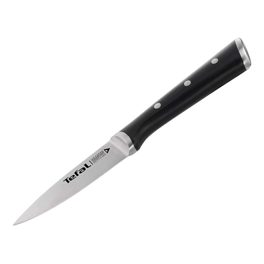 Tefal - Stainless steel carving knife ICE FORCE 9 cm shiny chrome/black