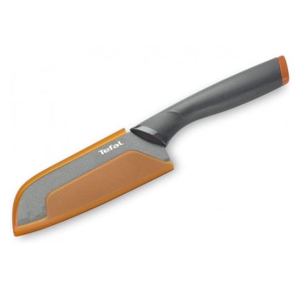 Tefal - Stainless steel knife santoku FRESH KITCHEN 12 cm grey/orange