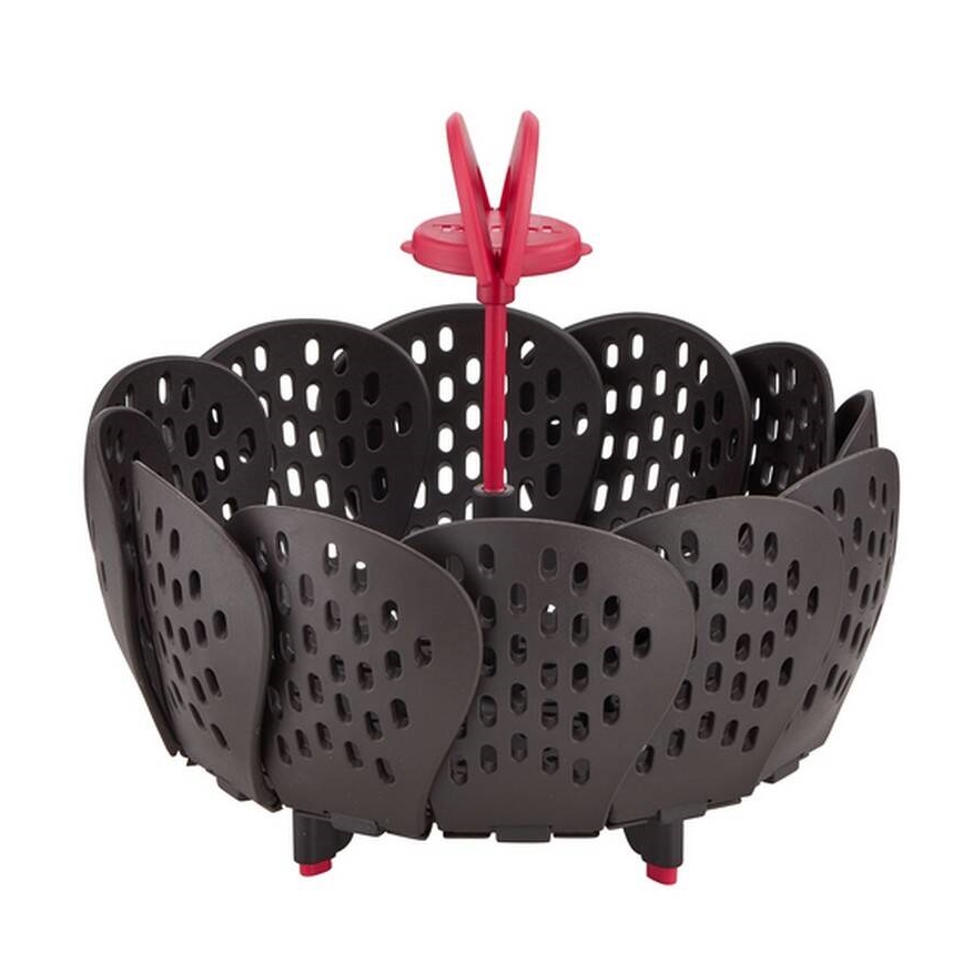 Tefal - Steaming basket INGENIO black/red