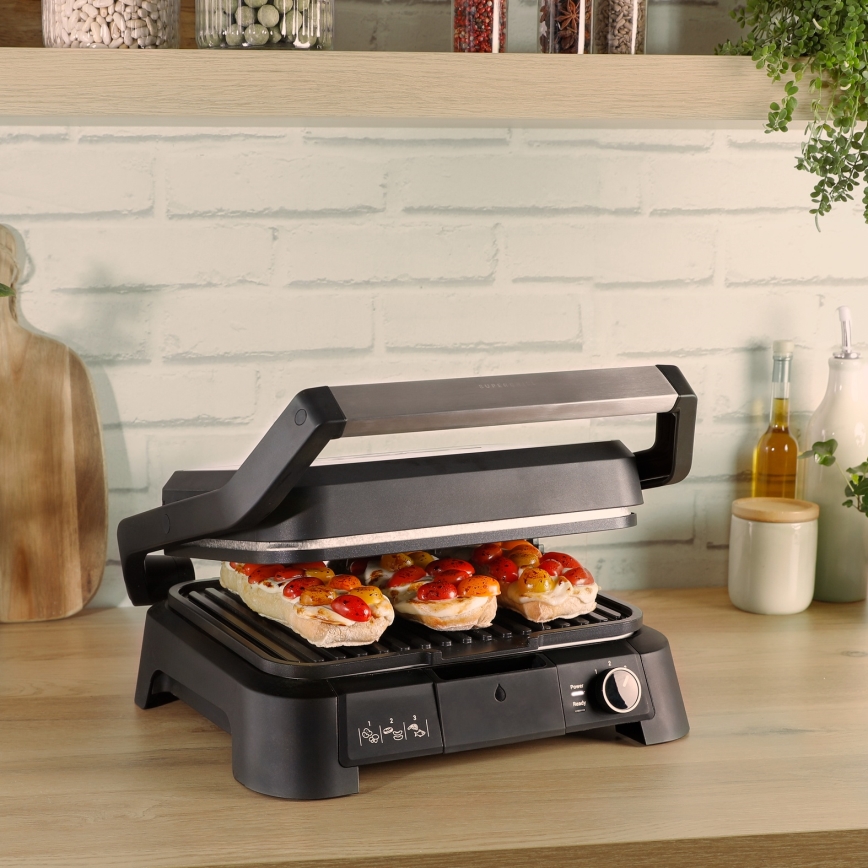 Tefal - SUPERGRILL 4-in-1 Contact Grill 2000W/230V