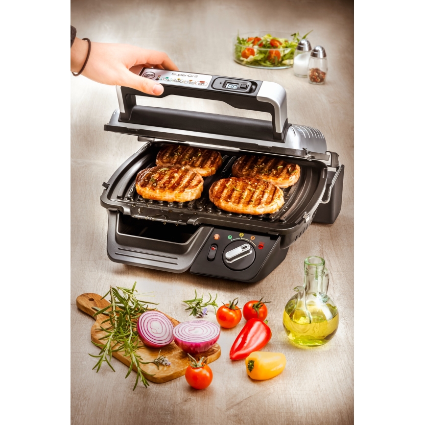 Tefal - SUPERGRILL Contact Grill 2000W/230V