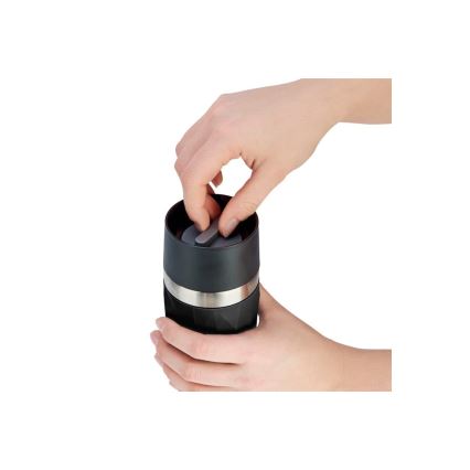 Tefal - Thermal mug 300 ml COMPACT MUG stainless steel/black