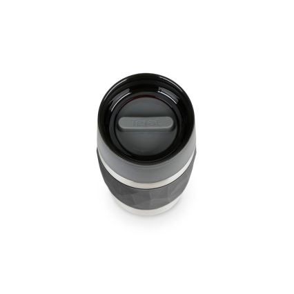 Tefal - Thermal mug 300 ml COMPACT MUG stainless steel/black