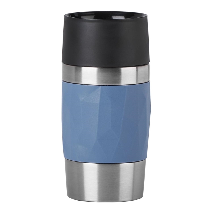 Tefal - Thermal mug 300 ml COMPACT MUG stainless steel/blue