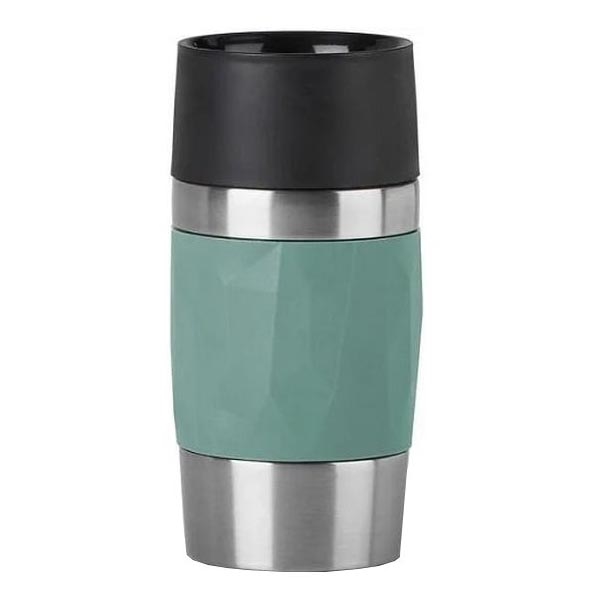 Tefal - Thermal mug 300 ml COMPACT MUG stainless steel/green