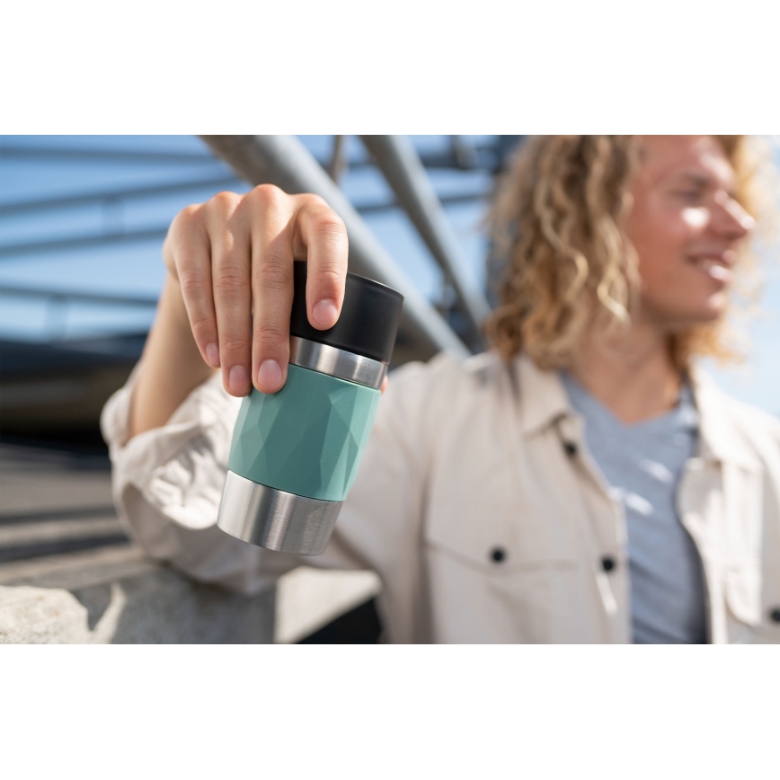 Tefal - Thermal mug 300 ml COMPACT MUG stainless steel/green