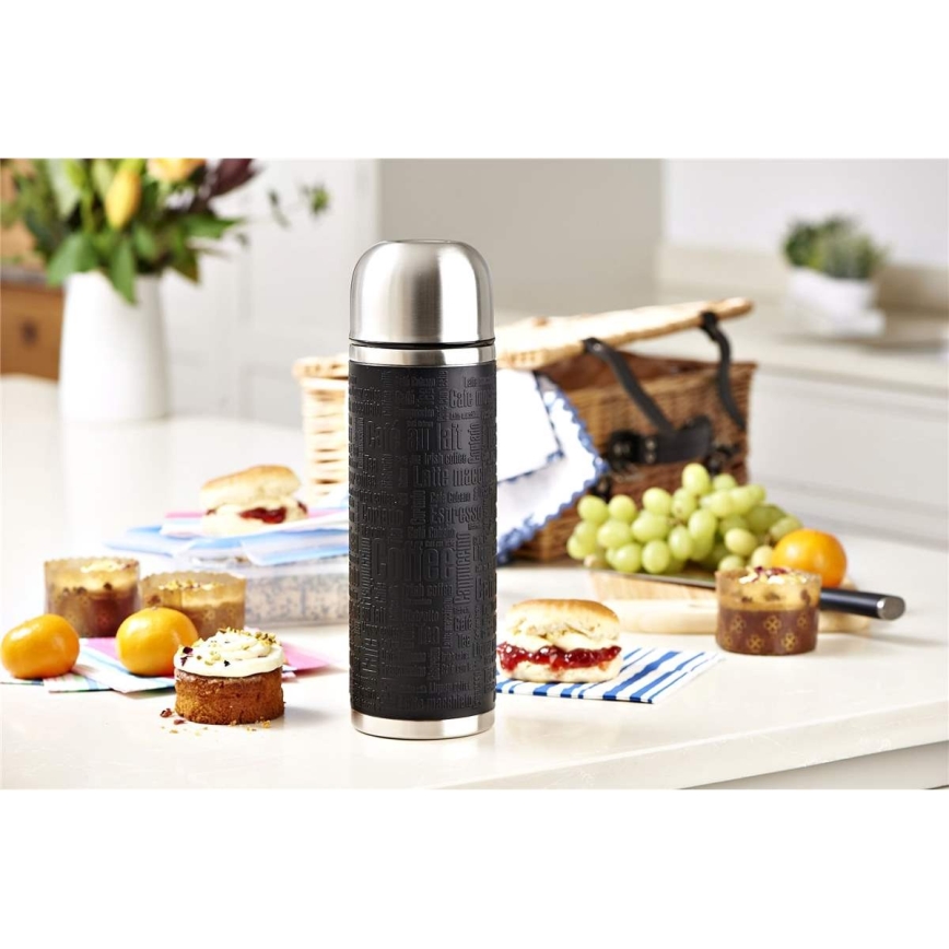 Tefal - Thermos with a mug 0,5 l SENATOR stainless steel/black
