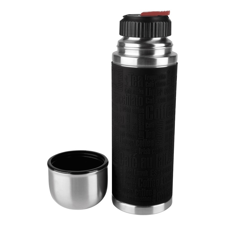 Tefal - Thermos with a mug 1 l SENATOR stainless steel/black