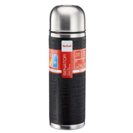 Tefal - Thermos with a mug 1 l SENATOR stainless steel/black