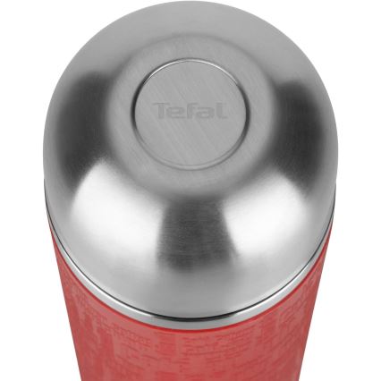 Tefal - Thermos with a mug 1 l SENATOR stainless steel/red