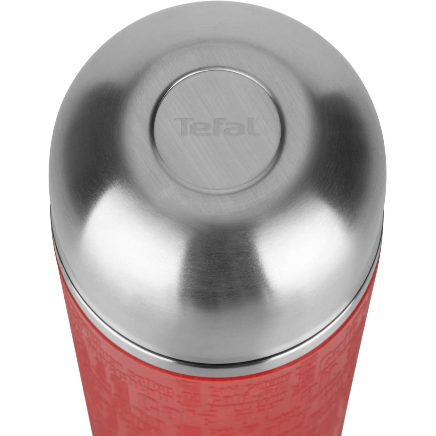 Tefal - Thermos with a mug 1 l SENATOR stainless steel/red