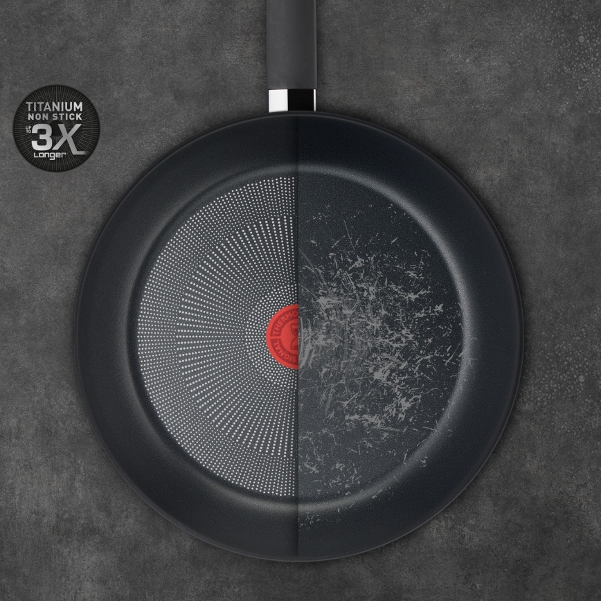 Tefal - TITANIUM FORCE 28 cm Wok Pan