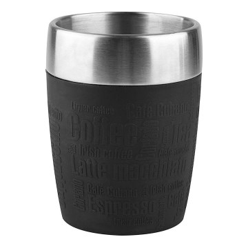 Tefal - Travel mug 200 ml TRAVEL CUP stainless steel/black