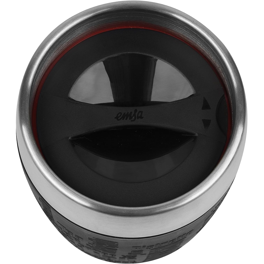 Tefal - Travel mug 200 ml TRAVEL CUP stainless steel/black