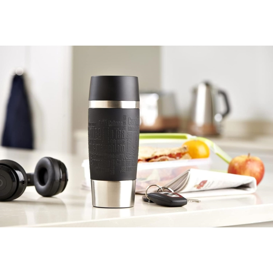Tefal - Travel mug 360 ml TRAVEL MUG stainless steel/black