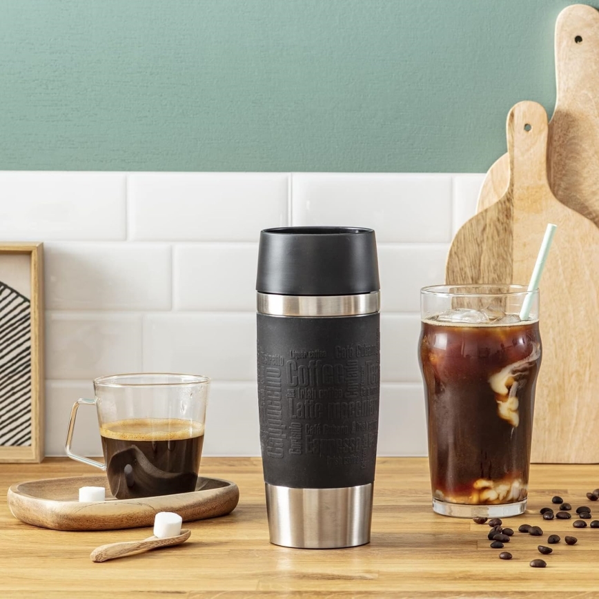 Tefal - Travel mug 360 ml TRAVEL MUG stainless steel/black