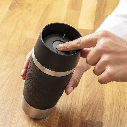Tefal - Travel mug 360 ml TRAVEL MUG stainless steel/black