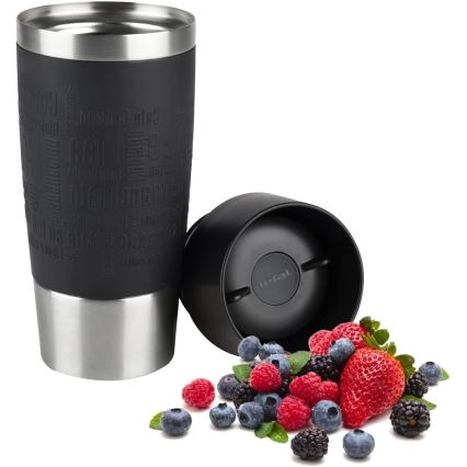 Tefal - Travel mug 360 ml TRAVEL MUG stainless steel/black