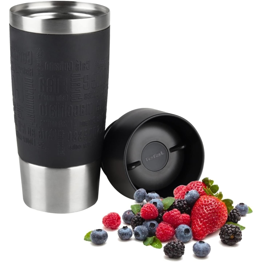 Tefal - Travel mug 360 ml TRAVEL MUG stainless steel/black