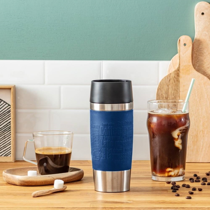 Tefal - Travel mug 360 ml TRAVEL MUG stainless steel/dark blue
