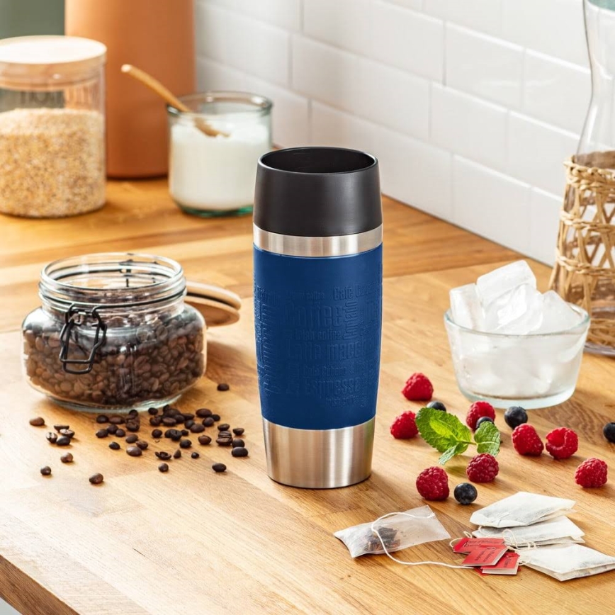 Tefal - Travel mug 360 ml TRAVEL MUG stainless steel/dark blue