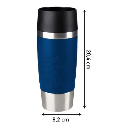 Tefal - Travel mug 360 ml TRAVEL MUG stainless steel/dark blue