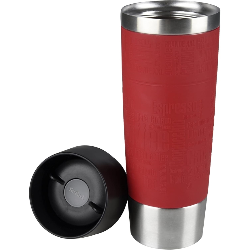 Tefal - Travel mug 500 ml TRAVEL MUG stainless steel/red