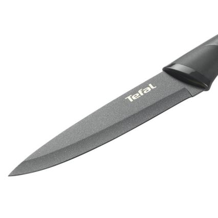 Tefal - Universal stainless steel knife FRESH KITCHEN 12 cm grey/green