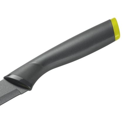 Tefal - Universal stainless steel knife FRESH KITCHEN 12 cm grey/green